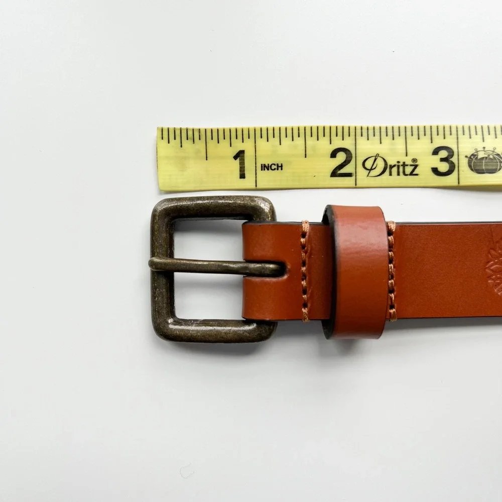 Timberland Mens Tan Brown Genuine Leather Belt Medium